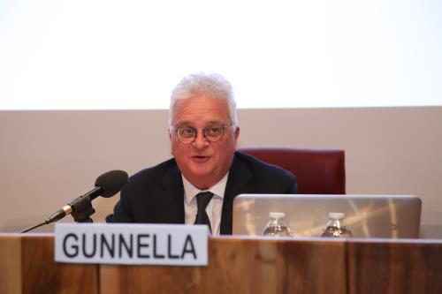 Vincenzo Gunnella, responsable de la Commissione antiriciclaggio del Consiglio nazionale del Notariato