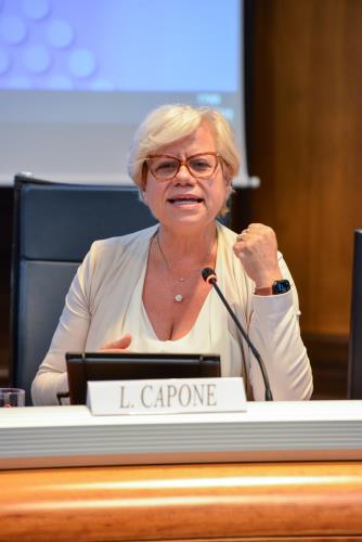 Loredana Capone, présidente du Conseil régional des Puilles