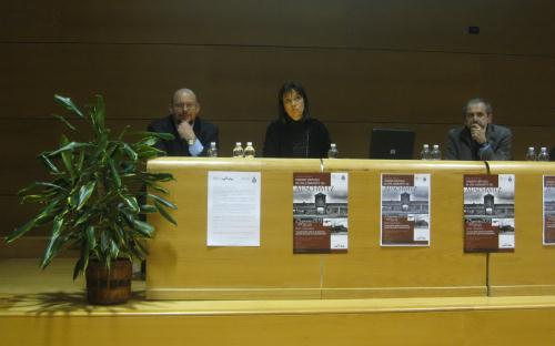 Les Professeurs Alessandro Celi et Marie-Rose Colliard avec Dino Vinante