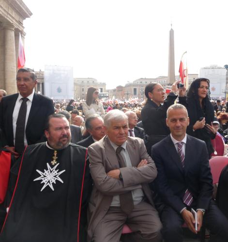 Piazza San Pietro lors de la cérémonie