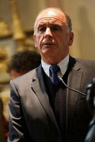 Le Président de la Région, Augusto Rollandin