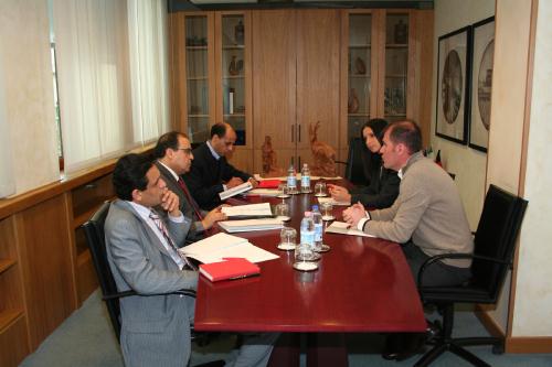 Le Vice-Président Albert Chatrian et la Conseillère secrértaire Emily Rini ont reçu la délégation marocaine