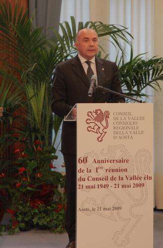 L'intervention du Chef de groupe de l'Union Valdôtaine, Diego Empereur