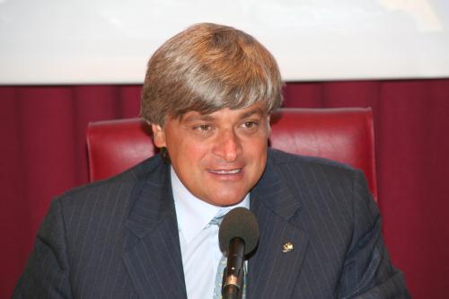 Le Président de la Région, Luciano Caveri