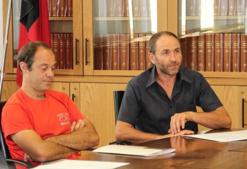 Daniele Pieiller, Président de l'Association culturelle Naturavalp, et Pier Mario Reboulaz du CAI Vallée d'Aoste