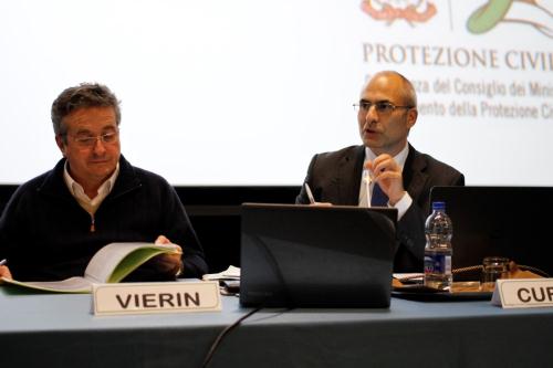 L'intervention de Fabrizio Curcio, Chef du Département de la Protection civile