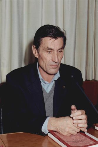 Le Président de la Région, Carlo Perrin