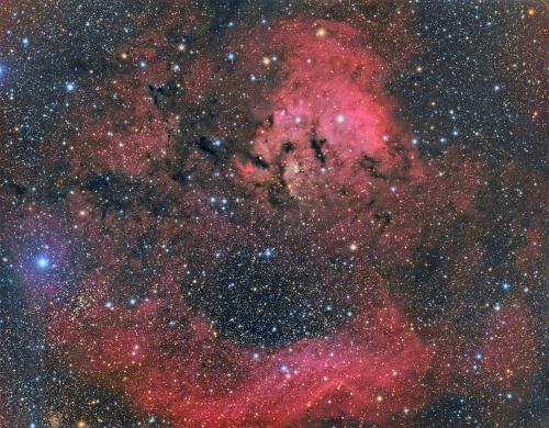 2ème prix au concours de astrophotographie digitale: la région de formation d'étoiles NGC 7822 prise par Marco Favro