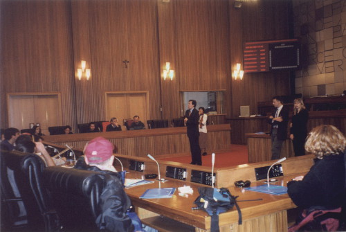 La Salle du Conseil lors de la visite