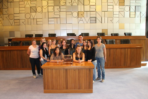 6 septembre 2010 - Les étudiants du Lycée privé du Guiers - Val d'Ainan du pays franais de Pont de Beauvoisin (Isère)