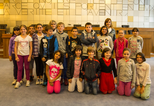 30 mai 2013 - Une image de la classe cinquième A de l'école primaire de Saint-Christophe